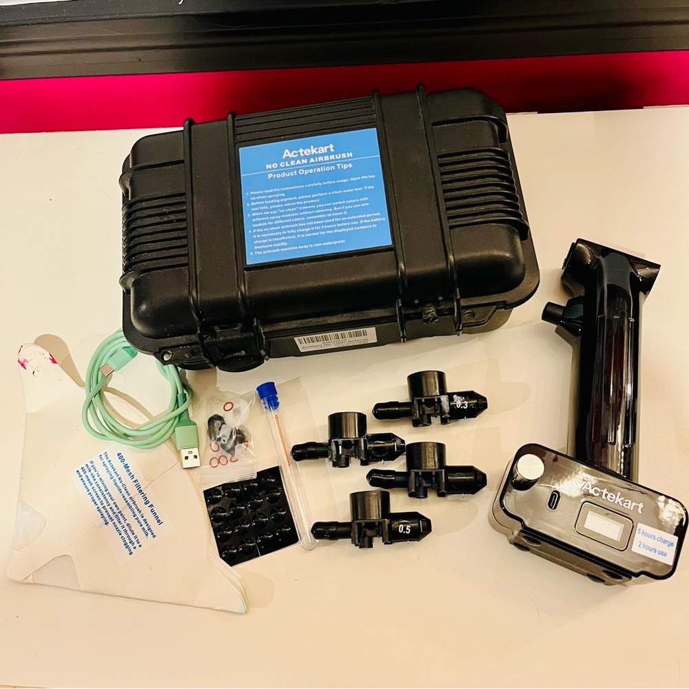 Actekart No-Clean Airbrush Kit
